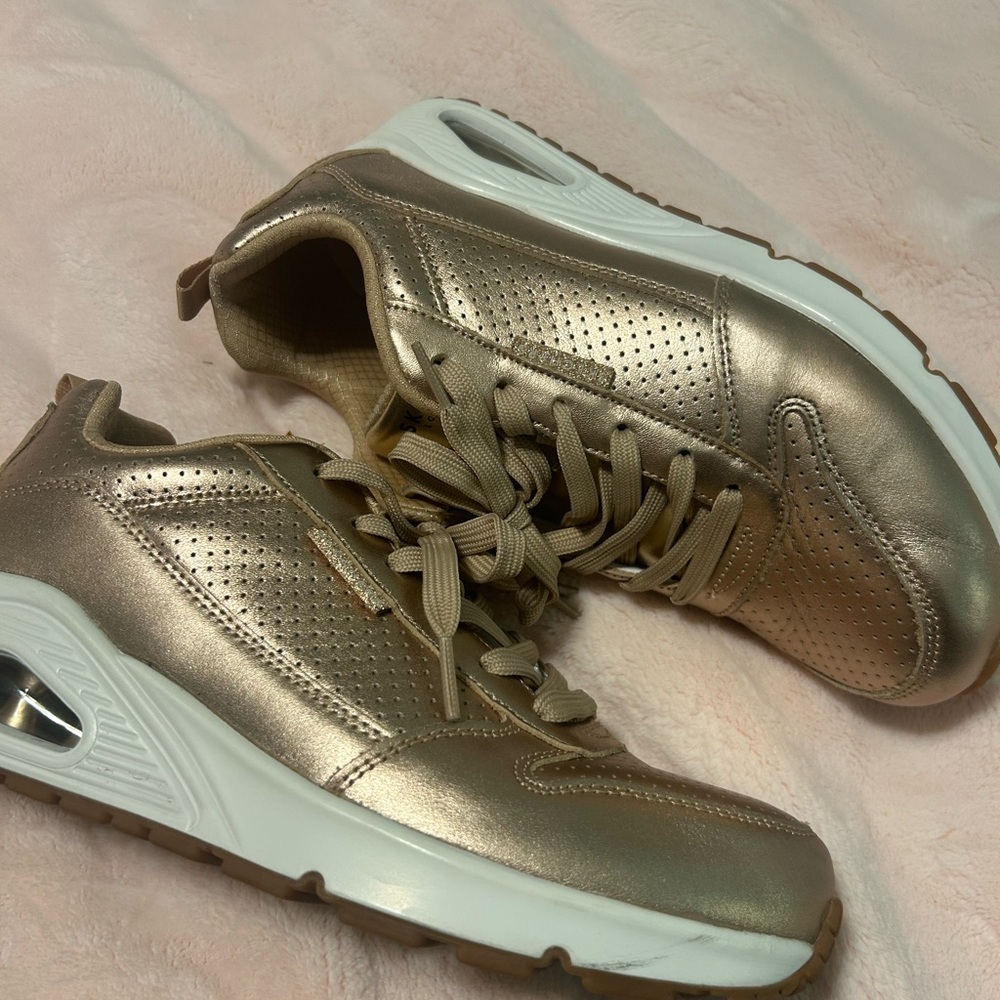 Women's Metallic Sneakers